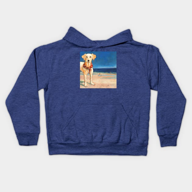 Dog Days of Summer Kids Hoodie by HelenDBVickers